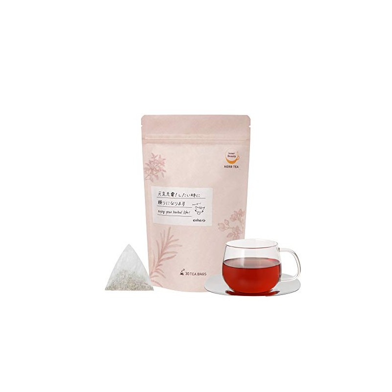 enherb Decaffeinated Herbal Tea Bags "When You Want to Energize"