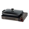 ONLYFIRE Butane Stove with Grill Pan, Portable Stove with Small