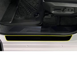 BOGAR TECH DESIGNS Precut Made for Toyota Sequoia 2023+ Door Sill Anti-Scratch Resistant Paint Protection PPF Film Kit Cover, Piano Gloss Black