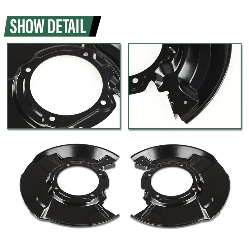 LQI Front Brake Dust Shield Left and Right Compatible with