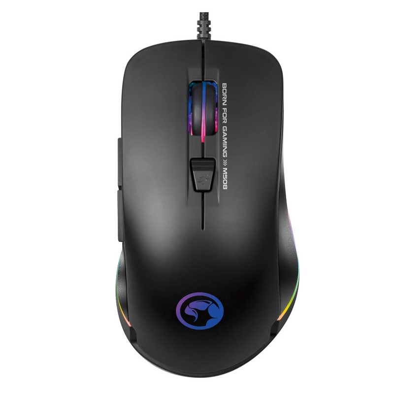 MARVO M508 USB Óptico 800DPI Negro Mouse