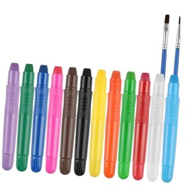 F Fityle Face Paint Crayons Cosplay Face Makeup Body Paints, Lightweight Face Body Paint Set Kit Kids Makeup Sticks, for Carnival