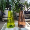 Transparent Sprayer with Adjustable Nozzle Transparent Brown 3ea