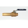 Generic Water Heater Drain/Flush Valve (Brass, 3/4"" Full-Port, Straight-line Opening),