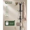 CHOEZON Coat Rack Freestanding, Coat Rack with Umbrella Holder, Entryway
