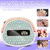 UV LED Nail Lamp, Rechargeable Cordless Nail Dryer for Gel