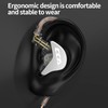 erjigo Auriculares intraurales con cable CCA CRA Sonido dinámico cristalino,