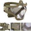Fansport Airsoft Mask and Goggles Set, Tactical Half Face Mesh