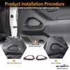 Bekantogy 2PCS Inner Door Panel Cover Trim Compatible with Nissan