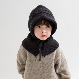 New Kids' Balaclava Hat Scarf One-Piece for Autumn/Winter LF2478 - Free Size / Ages 2-10 (Head Circumference 48-55cm) Khaki 3ea