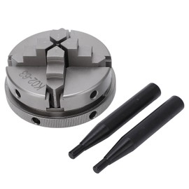 2.5in 4 Jaw Lathe Chuck Reversible Self Centering Chuck with 2 Levers Woodworking Clamping Tool