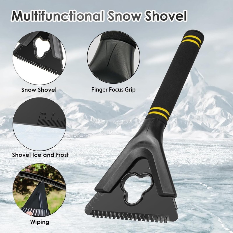 TuoYi Snow Scraper for Car Windshield, Ice Snow and Frost