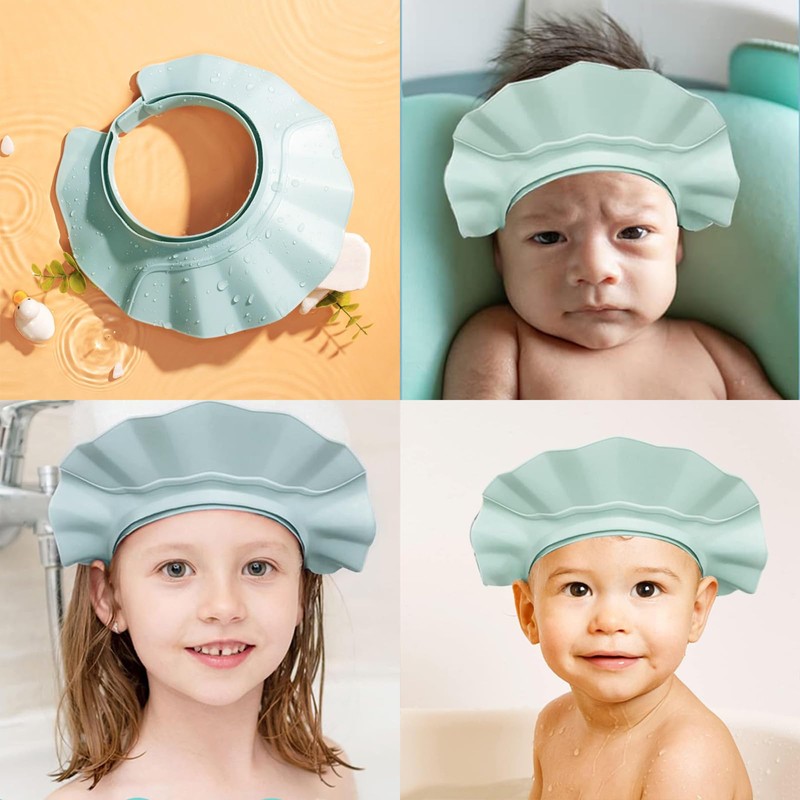 Adjustable Baby Shower Cap for Hair Washing | Bath Shield
