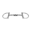 Equine Smile ES0124 D-Ring D-Bit Double Broken Stainless Steel Bit