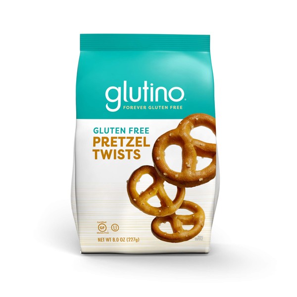 Gluten Free by Glutino Pretzel Twists, Delicious Everyday Snack, Salted, 8 Ounce