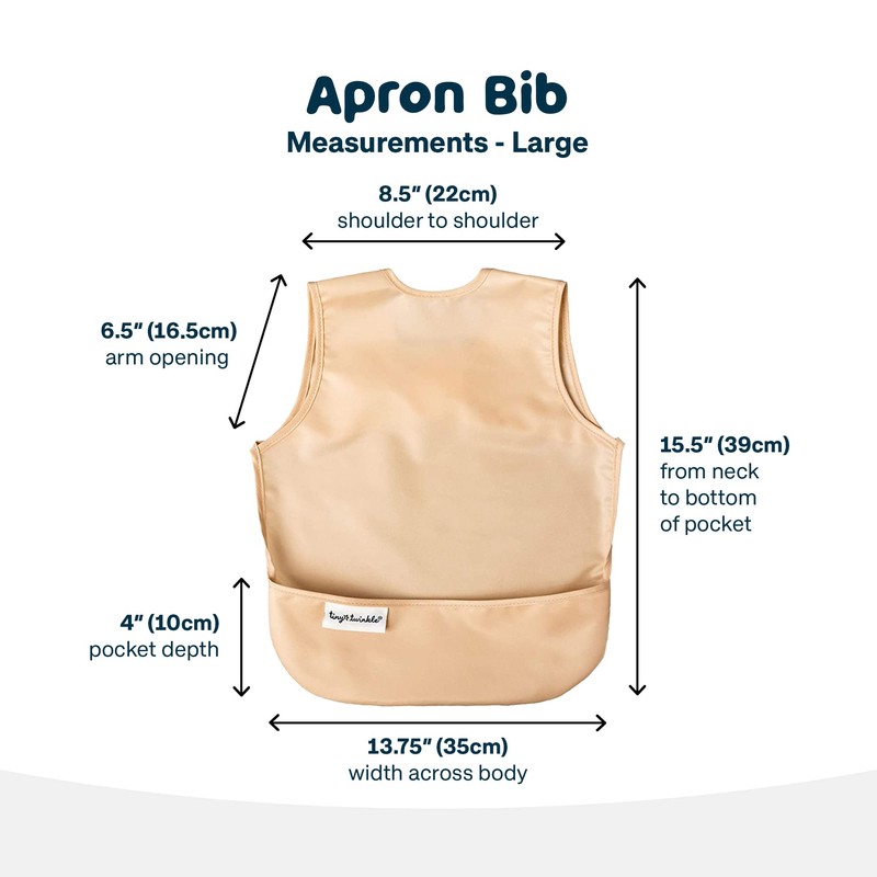 Bavaglini senza maniche pack da 2