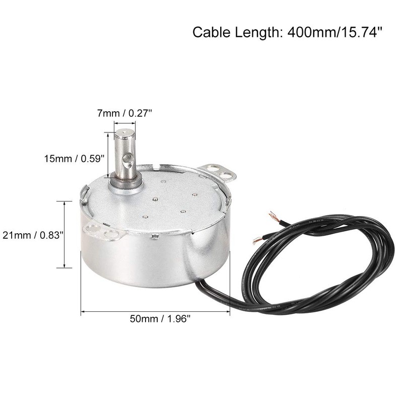 sourcing map 2PCS Synchronous Motor 220-240 VAC 50/60 Hz 4W