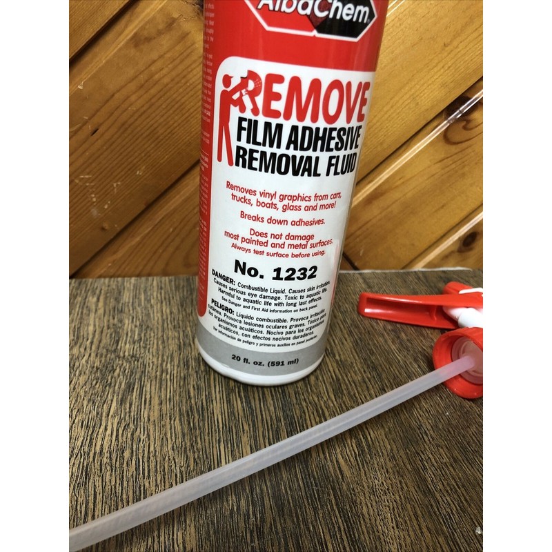 AlbaChem Alba-Remove Film Adhesive Removal Fluid No.1232 Brand New 20oz