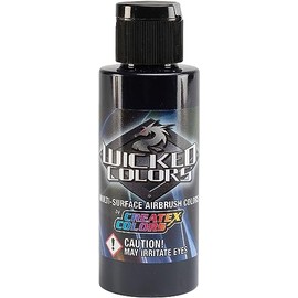 Airbrush Paint - W075 Wicked Detail Black Magenta (60ml | 2oz)