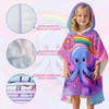 Rowjoy Children's Bath Poncho, Beach Towels, Microfibre, Quick Drying Bathrobe