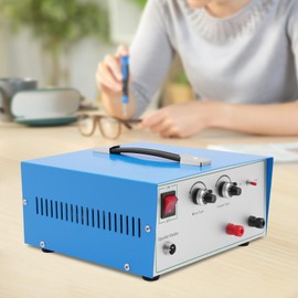 TBVECHI Jewelry Welding Machine 110V 600W 80A Portable Jewelry Welder for Platinum Gold Silver Steel, Professional Precise Jewelry Spot Welder with Foot Pedal for Jewelry Gold Silver Platinum, Blue