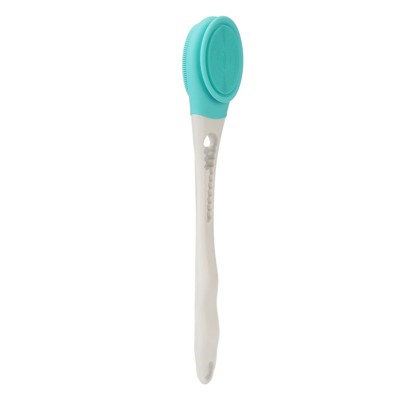 Electric Body Scrubber Brush 3 Speed Vibration Green Waterproof Long