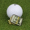Golf Ball Marker with Dollar Cash Stack Design – Magnetic