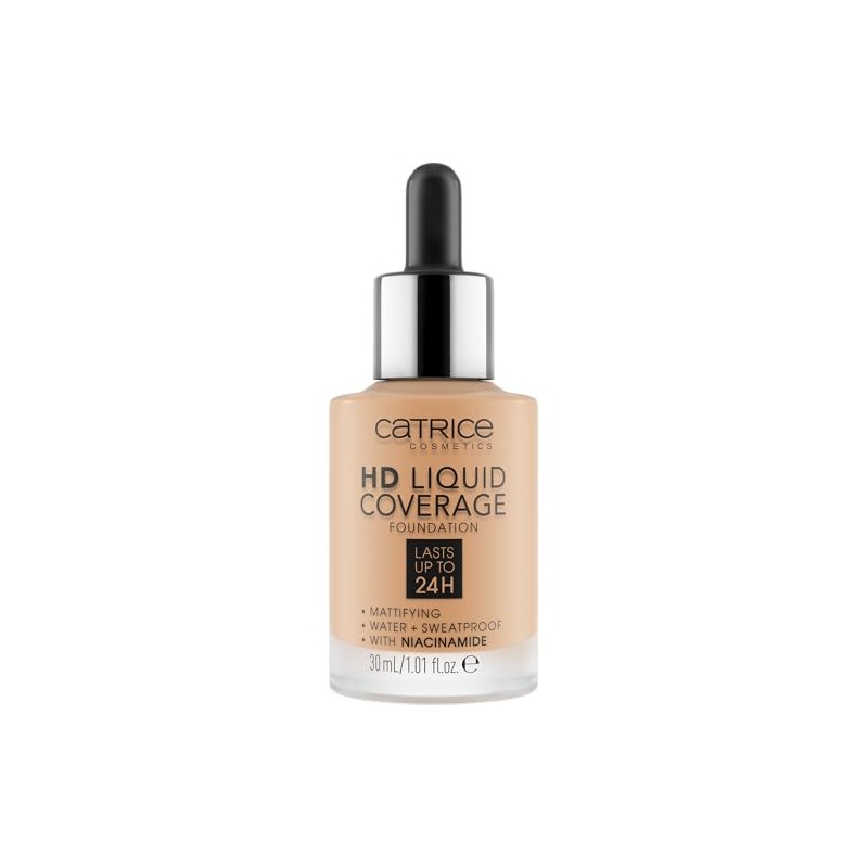 Catrice Base Maquillaje Líquida Alta Cobertura Impecable Vegana Libre Crueldad