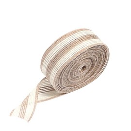 1 Inch x 11 Yards Rustic Jute Ribbons Burlap Gift Wrapping Ribbon Farmhouse Bow Making Ribbon Christmas Tree Decorating Ribbons Vintage Craft Ribbon Flower Arrangement Ribbon