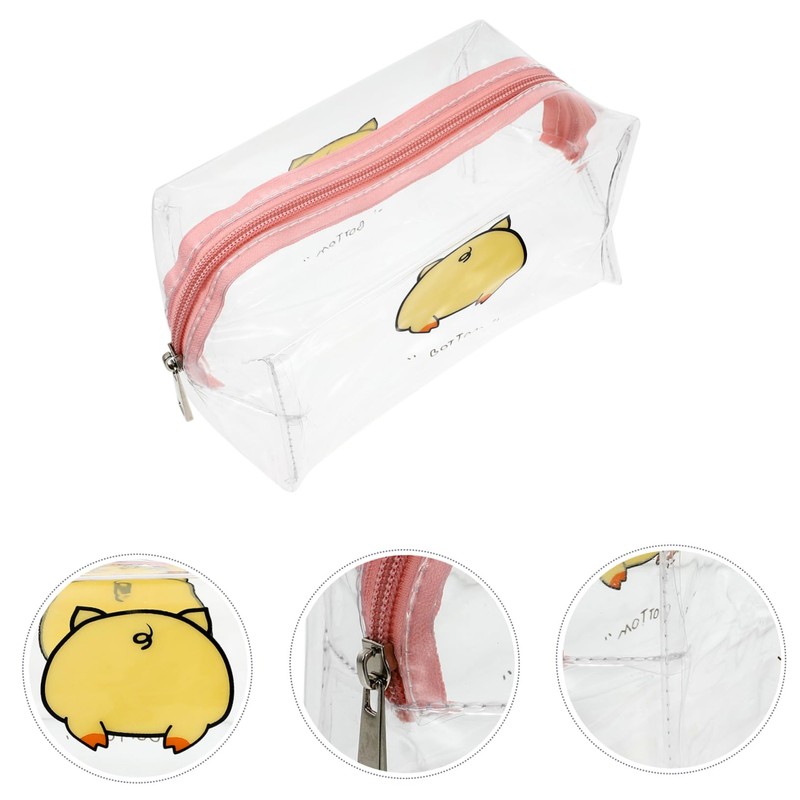Outanaya Cosmetic Pouch Cute Pig Design Makeup Organizer for Travel