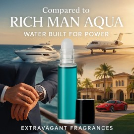 extravagantfragrances Compare To Rich Man Aqua Fragrance Body Oil 1/3 Oz (10ml) Roll-on.