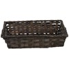 Chidorisangyou Basket, Brown, 12.4 x 9.3 x H3.1 inches (31.5