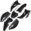 Replacement Aftermarket Black Plastic Fender Fairings Kit for Dirt Bikes