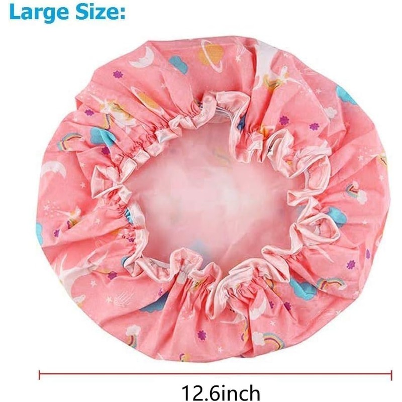 MEISO 3 Pieces Gorros para Regadera Gorra de Baño Mujer