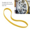 2 Pcs Band Saw Tire Yellow Anti Slip Noise Reduction