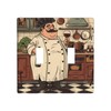 Bon Appetit Chef In The Kitchen 2 Gang Light Switch