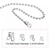 sourcing map Double Ring for 2.4/3/4.5/6 mm Fan Lamp Pull