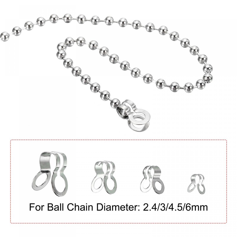 sourcing map Double Ring for 2.4/3/4.5/6 mm Fan Lamp Pull