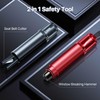 VisionSync 4 Pack 2 in 1 Car Safety Hammer,Car Window