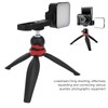 YELANGU Camera Desktop Tripod with Fill Light Mini Vlogging Kit