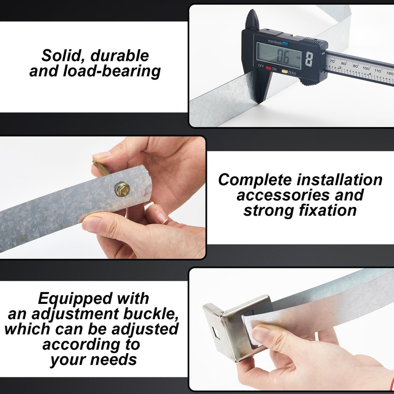 Zonon 2 Set Seismic Water Heater Strap Kit Adjustable 90''