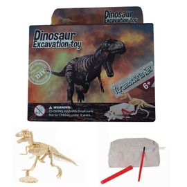 AKINGSHOP Dinosaur Excavation Kits for Kids,Dino Dig Kits,Dinosaur Fossil Excavation Kits for Kids,Children's Popular Science Education Toys - Dinosaur DIY Toys (T-Rex)