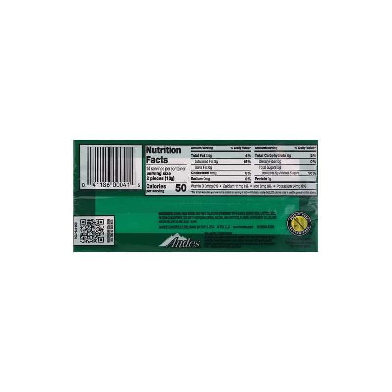 Andes Candy Creme de Menthe, 4.67 oz
