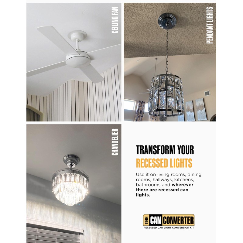 The Can Converter R56 Recessed Can Light Conversion Kit w/