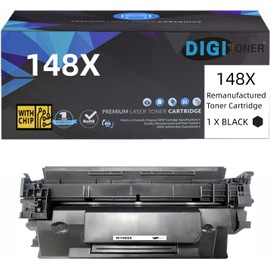 148X W1480X Toner Cartridge (with Chip) Black Compatible Replacement for 148X W1480X for HP Laserjet Pro 4001dw 4001dn 4001n MFP 4101fdw 4101fdn Printer Toner (1 Pack-Black)