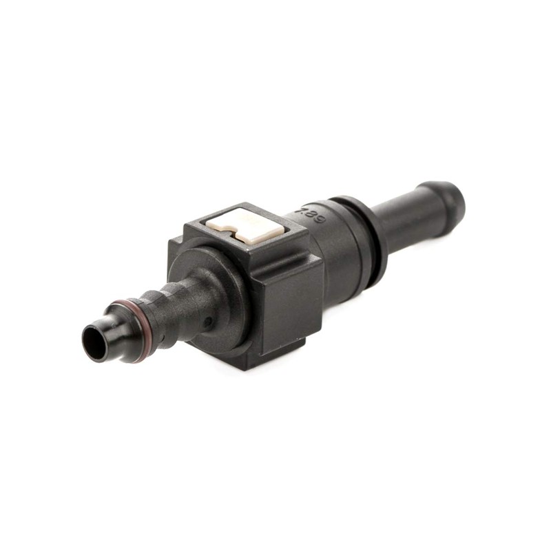 LST Quick coupling with counterpart set, fuel line, straight, smooth,