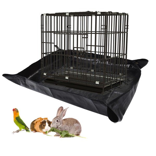 KEYIDE Waterproof Guinea Pig Tarp Bottom, Reusable Rabbit Cage Bedding