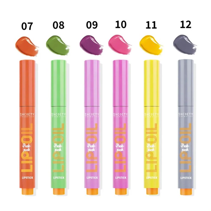 Shcoety Cross-border Press Lipstick Set Solid Water Gloss Li