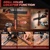 Saker 4-in-1 Drilling Positioning Ruler, Adjustable 13.78in Multifunctional T Square