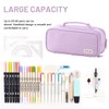 Large Capacity Pencil Case with 3 Compartments, Pencil Pouch for